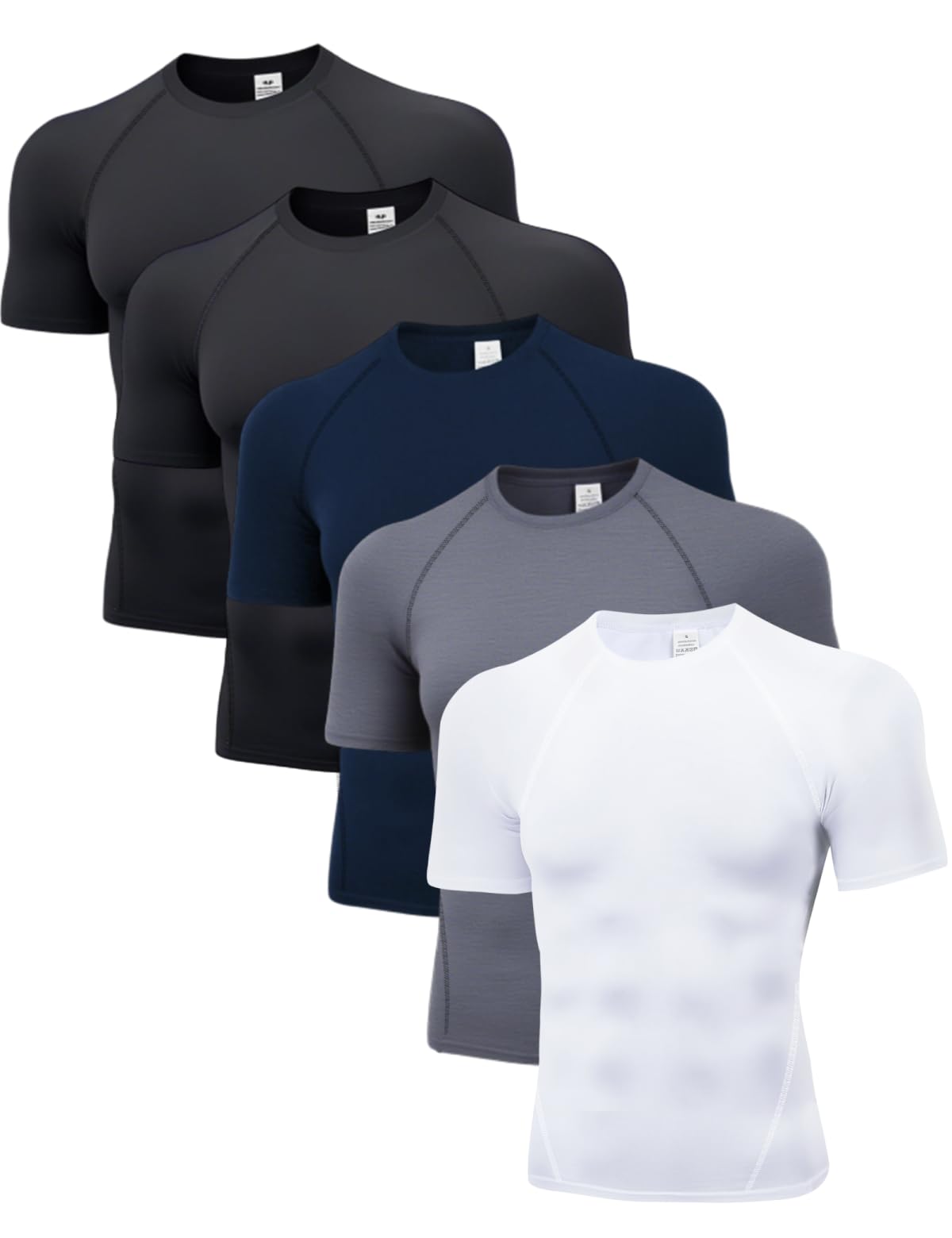 5 Pack Men's Compression Shirts