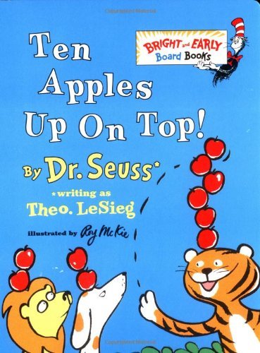 Ten Apples Up on Top! (Bright & Early Board Boo... B00BR9XADW Book Cover