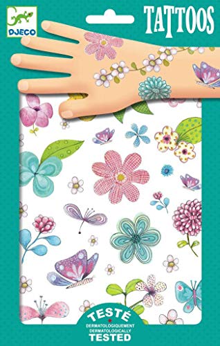Preisvergleich Produktbild Djeco DJ09585 - Tattoos - Fair Flowers of the Field