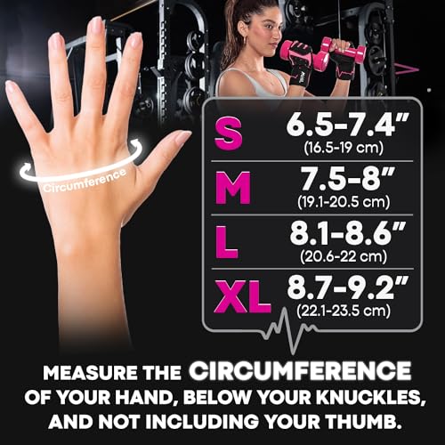 Mhil Workout Gloves For Women & Men - Gym Gloves For Women Weight Lifting Gloves - Exercise Gloves, Training Gloves With Wrist Wraps Support For Weightlifting thumb #5