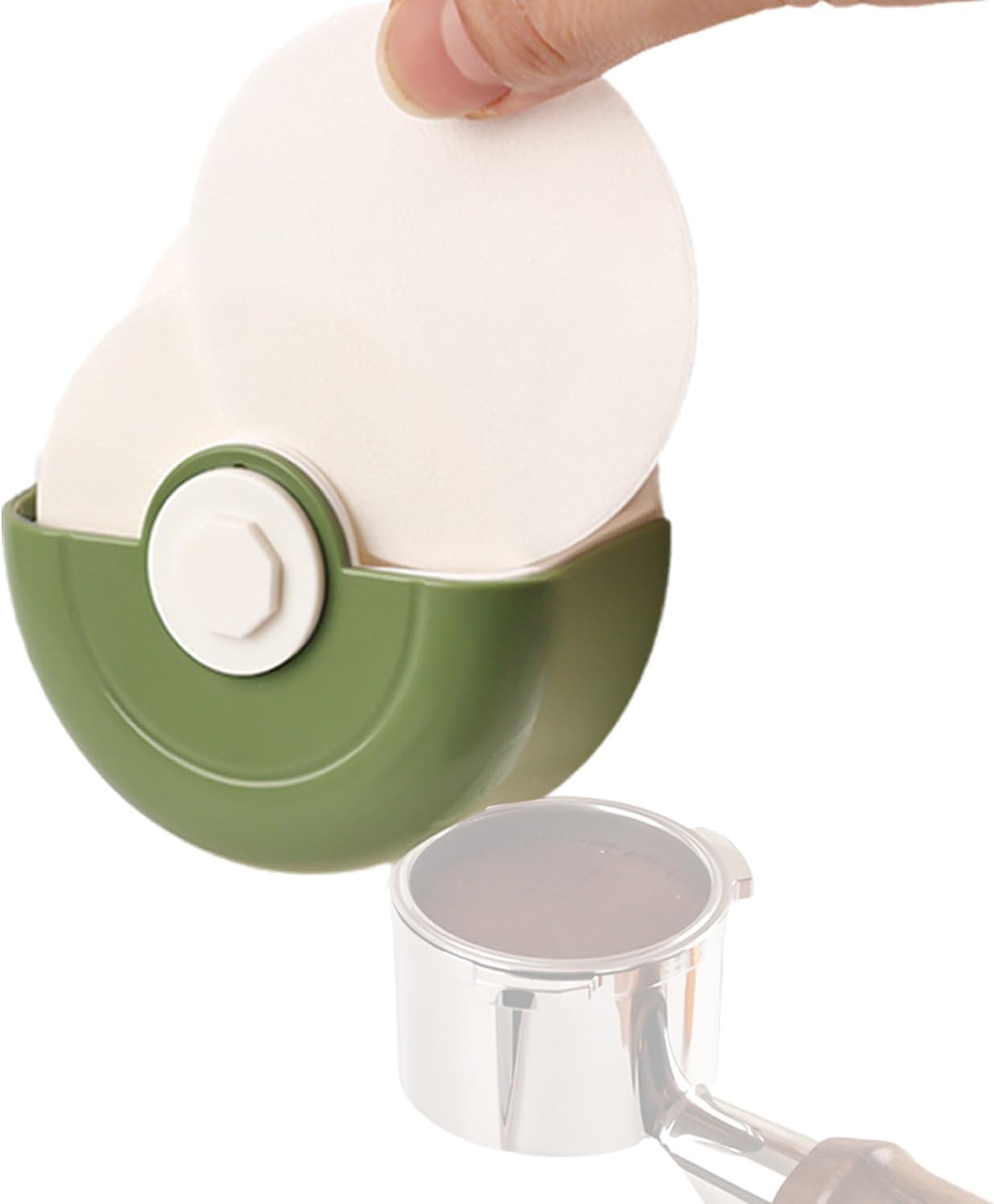 Coffee Paper Filter Holder, Wall-mounted Puck Screen Storage Container