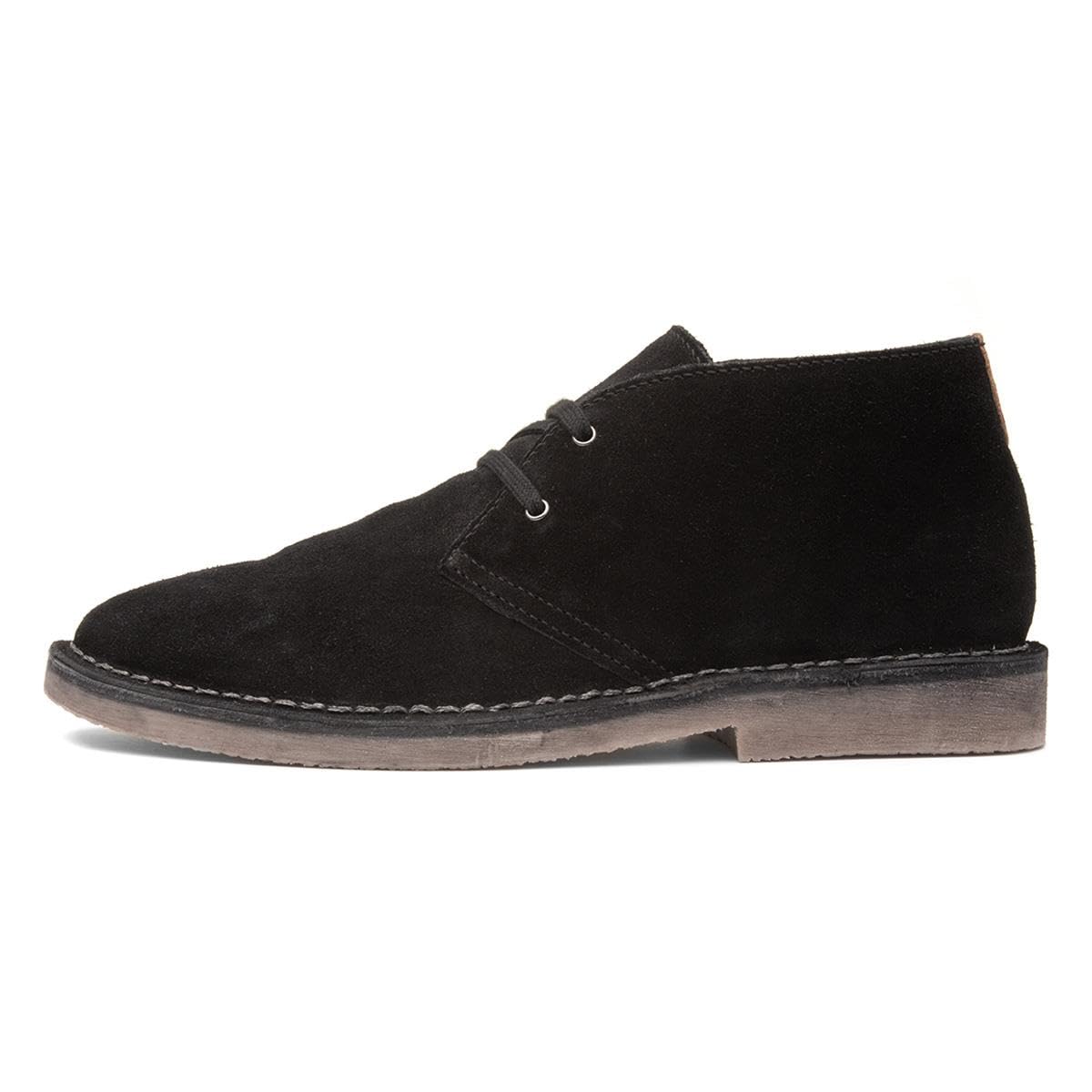Hush Puppies Men's   Black Samuel Ankle Chukka Boots in Size 7, BrandAlley