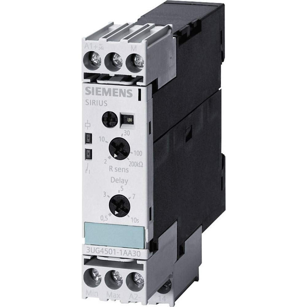 Relé Siemens Sirius de 2-200kohm con tecnología analógica contra fallos de corriente 3