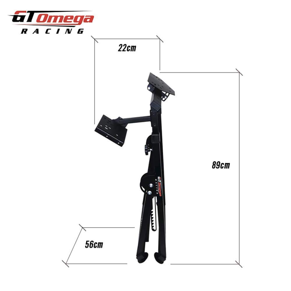 GT Omega Apex Racing Wheel Stand for Logitech Fanatec Clubsport Thrustmaster Gaming Steering