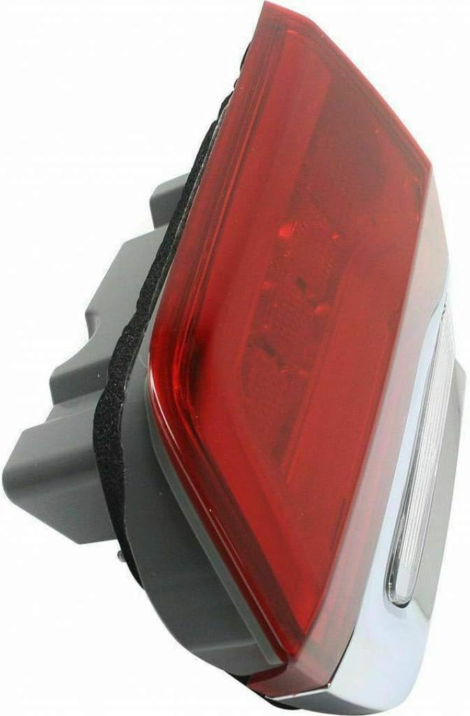 CarLights360 For Jeep Grand Cherokee 2014 2015 2016 2017 Platinum Shiny Chrome Trim Inner Tail Light Assembly Inner Laredo,Limited,Overland.Summit Model Trim Passenger Side CH2803105 | 68110046AB