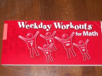 Paperback Weekday Workouts for Math, Student Booklet Grade 3 Book