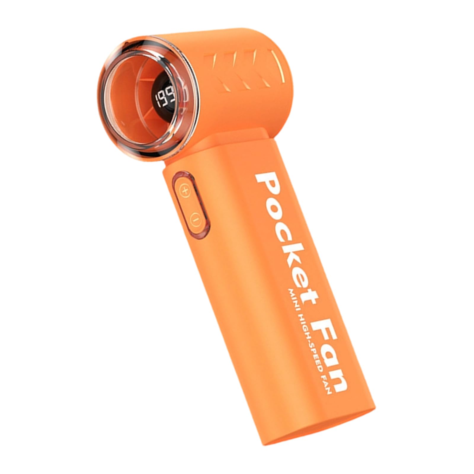 Elnwnnkc Portable Handheld Fan 199 Speed Small Cooling Quiet with Digital Display USB Rechargeable Portable with Digital Display
