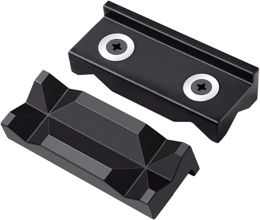 4" Nylon Vise Jaw Pad, Magnetic reversible pad, Soft Vice Jaws Cover, suitable for professional multi-purpose vice mouth protection plug-in of any metal desktop vice, black