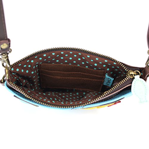 CHALA Paw Print Mini Crossbody Handbag Dog Lovers Gift, Dog Mom Convertible Straps with Metal Paw Charm Combo3