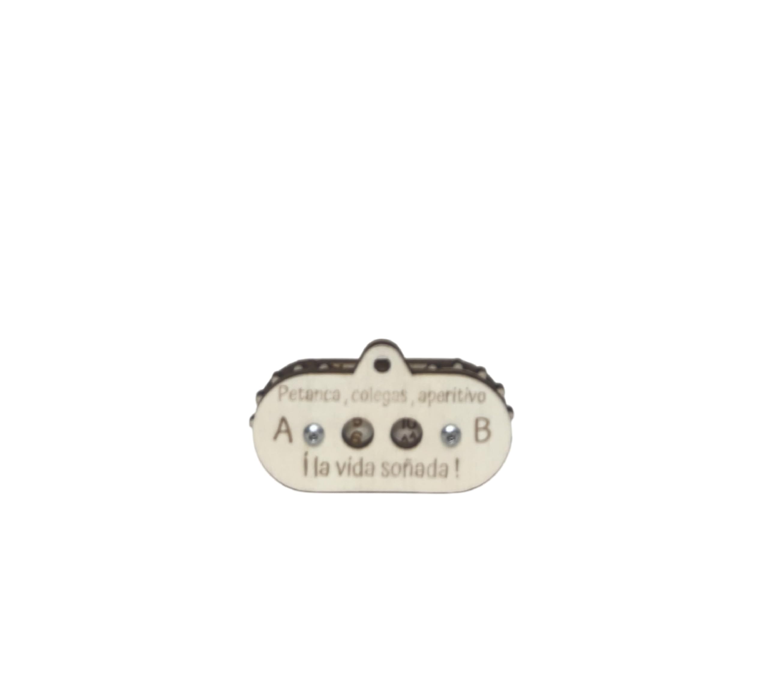 Contador de Puntos de Petanca de Madera Personalizable