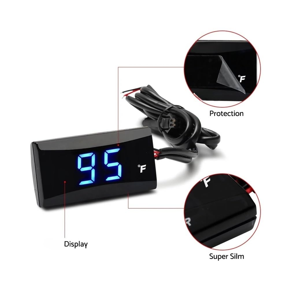 Display Marcia Per Moto Termometro Fahrenheit Indicatore