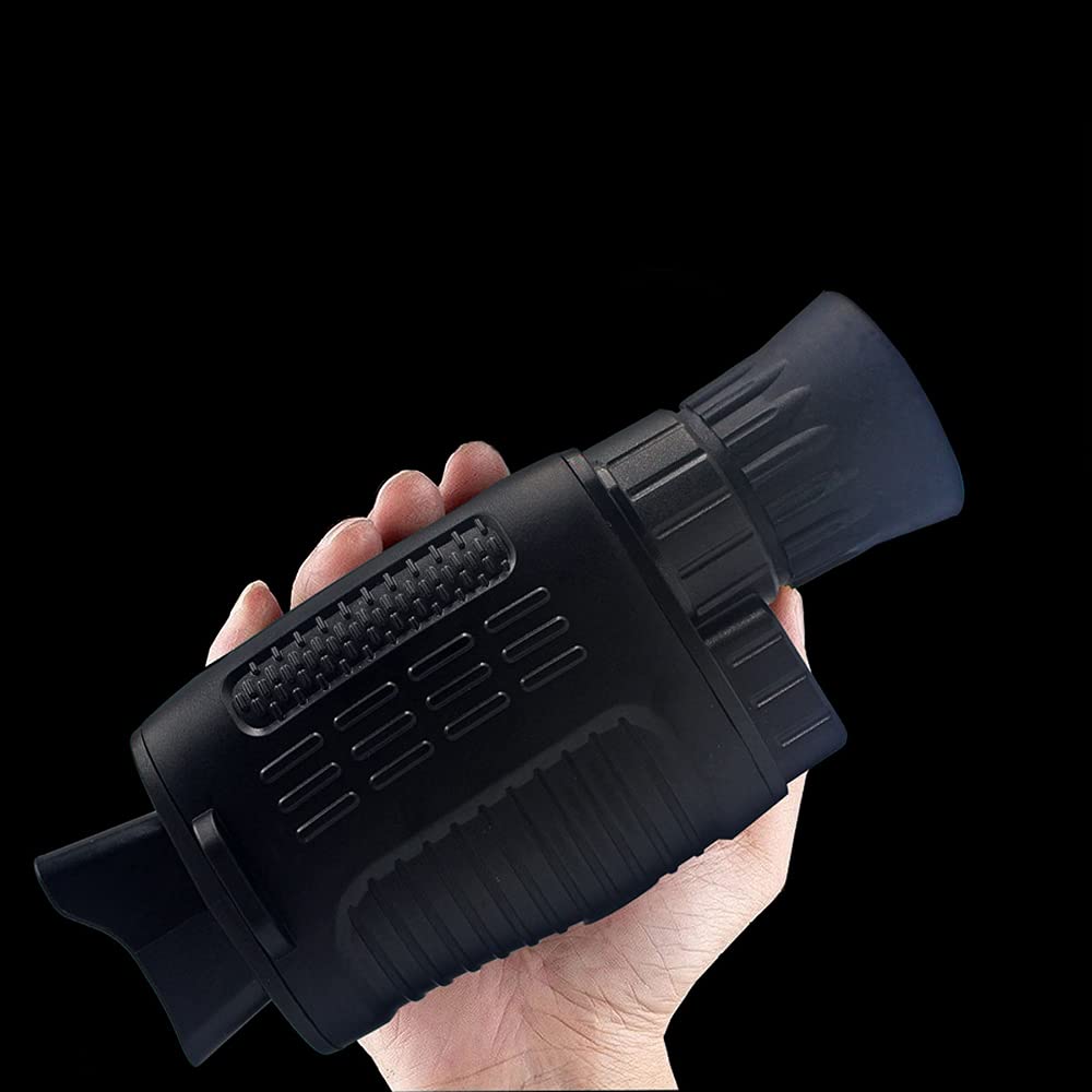 SPOFLYINN Digital Infrared Binoculars 5X Digital Zoom Strong Infrared Spotlight Rechargeable Black