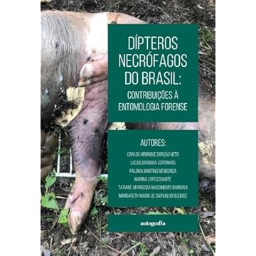 Capa do livro Dípteros Necrófagos do Brasil: contribuições à entomologia forense