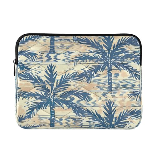 Funda para laptop 13-14 pulgadas impermeable con patrón tropical