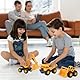 XLZJYIJ 3 Stück Sandspielzeug Bagger Sandkasten, Verwendung Kipplaster Bagger Strandspielzeug Auto, Sandkasten Spielzeug, Strandspielzeug Auto, Spielzeug Set ab 1-5 Jahr Mädchen Junge Sommerspielzeug