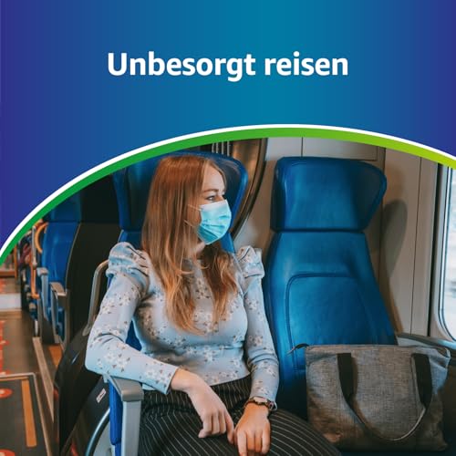ADESTE – 100x Einweg OP Masken Typ IIR, 3-lagig, spritzwassergeschützt, konform mit UNI EN 14683:2019+AC:2019, BFE >98%