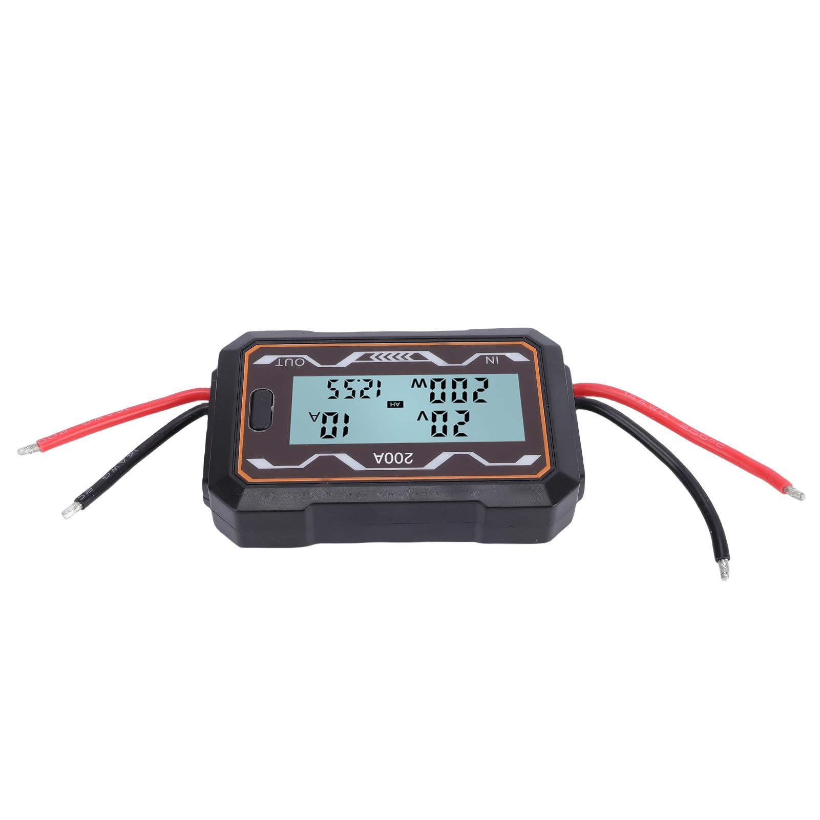 FTVOGUE 200A Watt Meter Power Analyzer, ABS Material, Backlight LCD Screen, Battery Consumption Performance Detector for RC Solar Applications