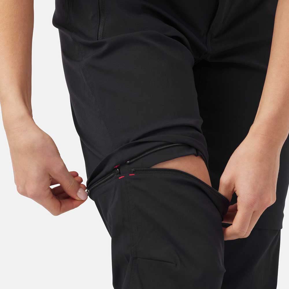 Odlo Wedgemount_560431 - Pantalones de Senderismo con piernas Desmontables Mujer