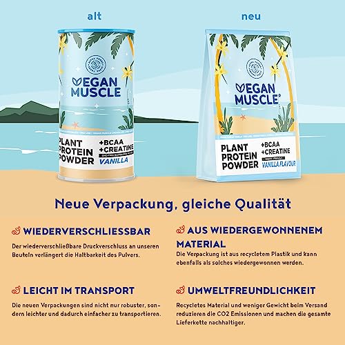 Veganes Proteinpulver Alpha Foods mit Creatin für Athleten