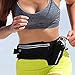 Marsupio Running,LeQeZe Sportivo Cintura da corsa con porta bottiglia fitness marsupio impermeabile per corsa