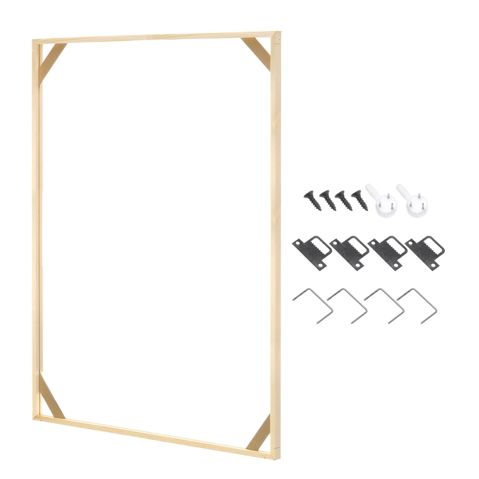 PATIKIL Bastidores De Lienzo De 24x35 Pulgadas, Kit De cuadros De Madera Removibles Y Ensamblables Para Pinturas Al Óleo, Pósters, Fotos, Accesorio De Arte, Pintar Por Números