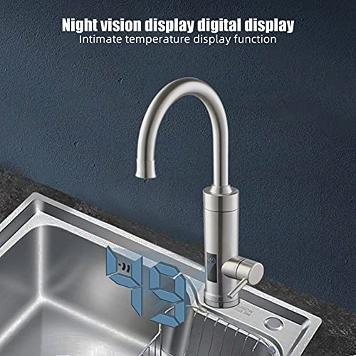 Chauffe-eau électrique instantané LED de caravane et camping en inox 3000W