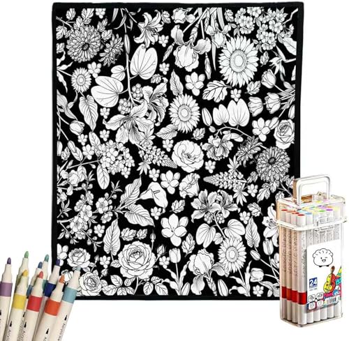 Homg DIY Coloring Blanket Color Your own Blanket Maltischdecke Für Kinder Poster Zum Ausmalen Mal Decke Für Erwachsene 150x125cm Decke Zum Selbst Ausmalen Für Wohnzimmer Couch Camping