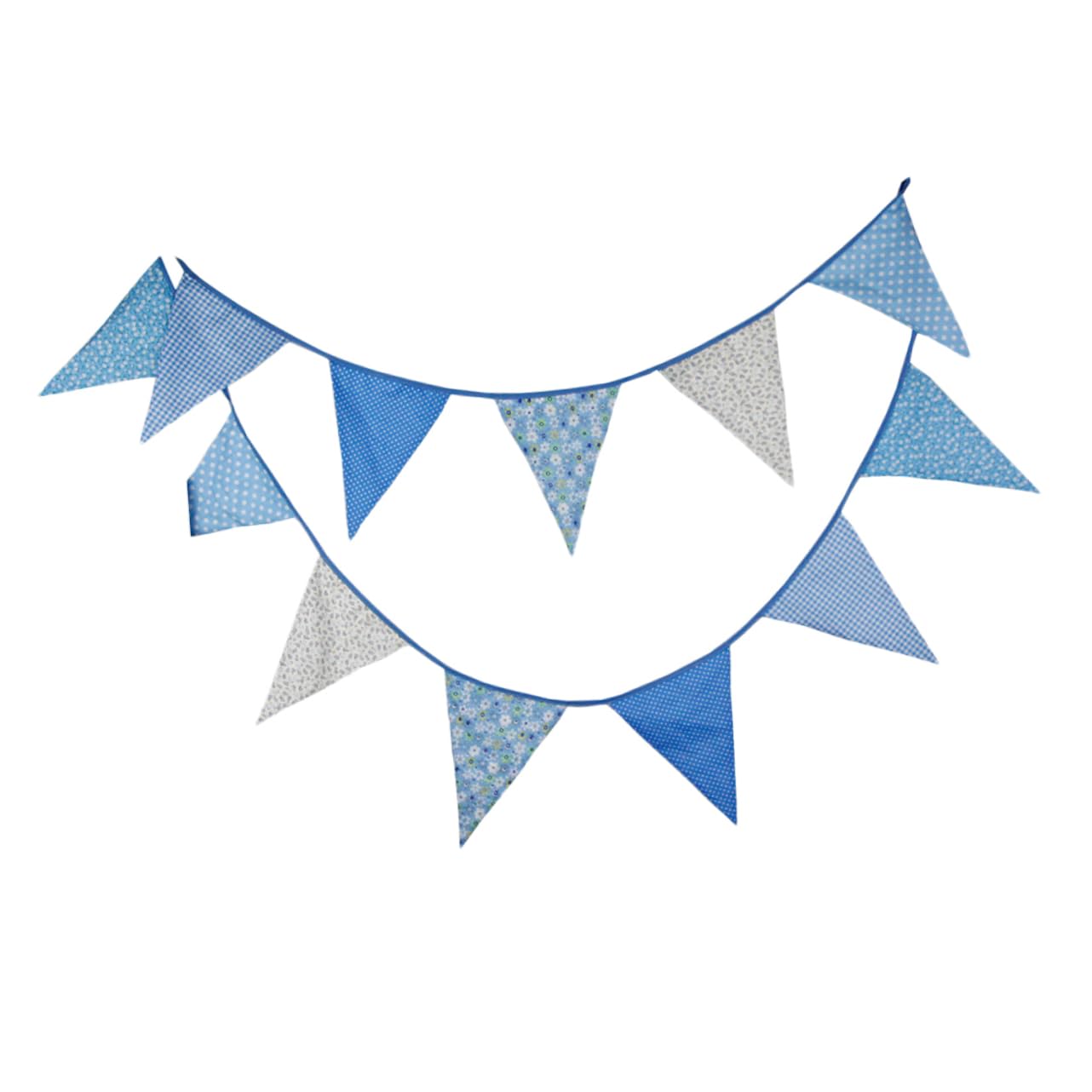 Cabilock 2 Piezas Triangulares de Tela de Pata de Perro banderín de Doble Cara decoración Home Decoracion banderín del empavesado guirnaldas del empavesado Familiar verderón