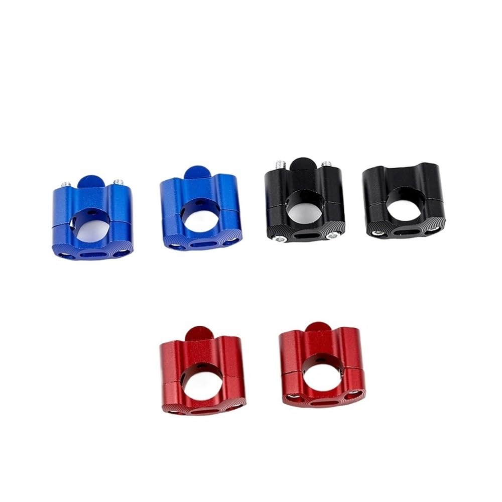 Moto Pinces Montage Guidon 1 Paire De Colliers Serrage pour Guidon Moto Tout-Terrain 22 Mm Et 28, Adaptateur pour Rehausseurs 7/8" 1-1/8"