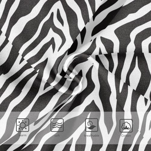 Wusikd Black White Zebra Skin Girls' Underwear Cotton Girls Briefs Soft Toddler Underwear 2T3