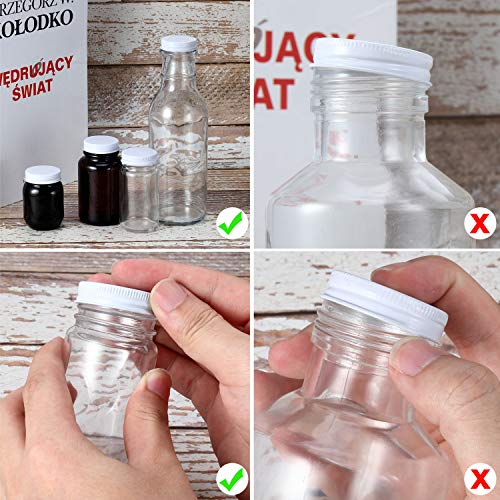 Capuchons de croûtage blancs 38 mm fermetures à vis en fer blanc pour carafe 3.8L - 5