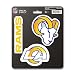 NFL Los Angeles Rams Team Decal, 3-Pack