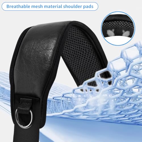 Image of ZINMARK Shoulder Strap 79 inch with Cushion and Double Adjustable Buckles and Metal Hooks for Briefcase Bag, Luggage Bag and More