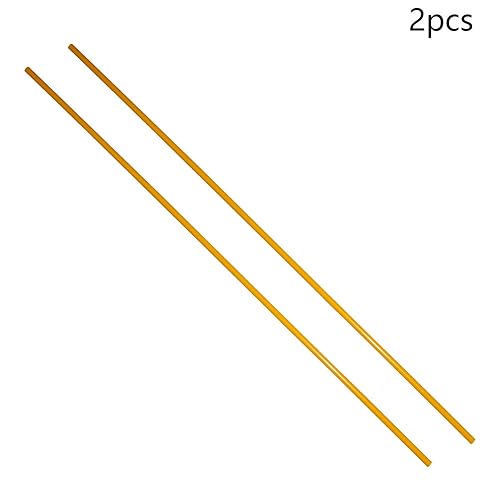 Miniatura 3 de Bettomshin 2 varillas de polioximetileno POM, 0.472in, diámetro externo, 3.3ft, longitud de 3,28 pies, redondas, de plástico, redondas, color