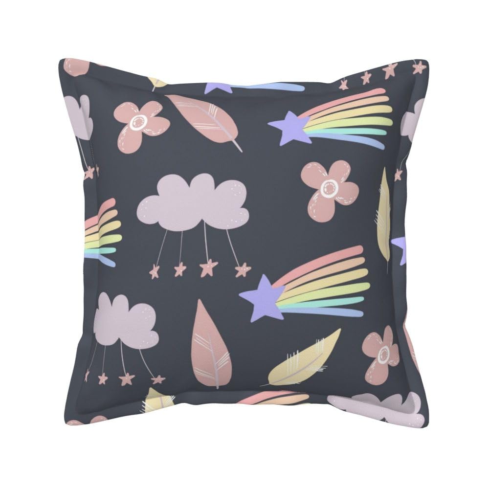 zkqeuak Throw Pillow Covers Cases Decorative for Bedroom, Living Room, Cushion Couch Sofa Bedding 18x18