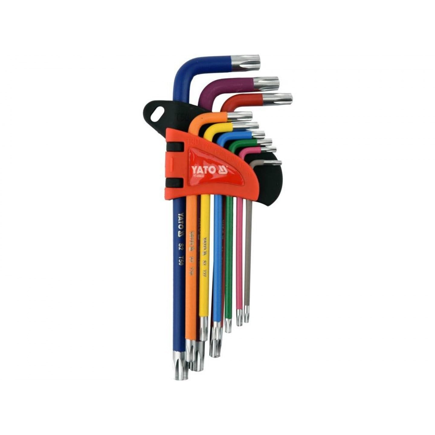 Yato Professional torx tamperproof Security bits T10-T50 Key Set (YT-05633)