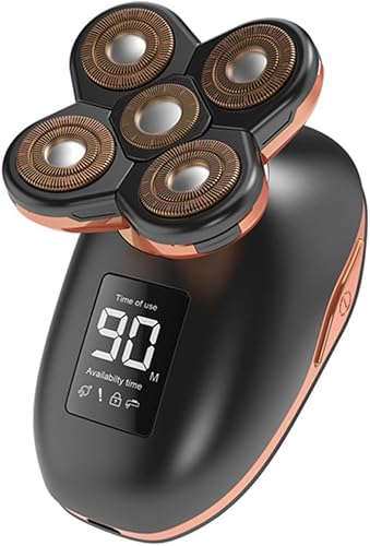 Beavorty Afeitadora de 5 cabezas de afeitar para hombre, maquina de afeitar para hombre, afeitadoras eléctricas multifuncionales, máquina de afeitar