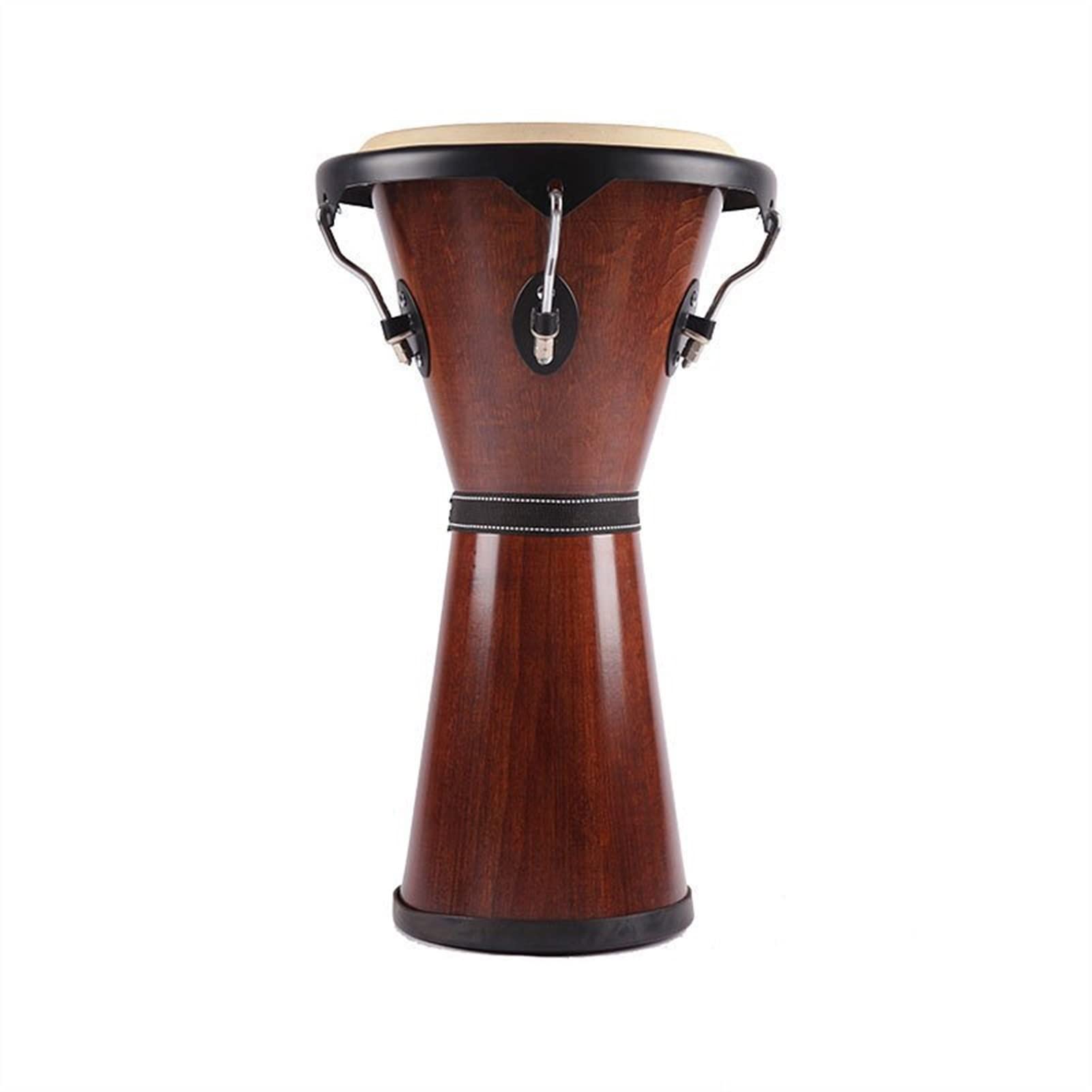 TSTS Tambor djembé Layadora De Cabeza De Djembe Africano De 12 Pulgadas Caballo De Cabra Djembe Instrumento De Entrenamiento De Instrumentos Musicales para Niños