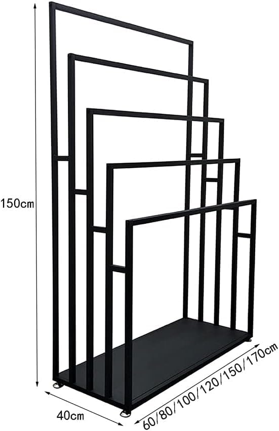 Porte-serviettes métal 5 niveaux grand format séchage rapide