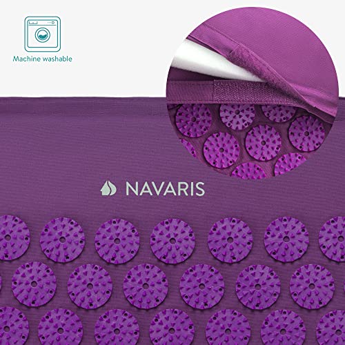 Navaris Set per Agopressione Tappetino e Cuscino