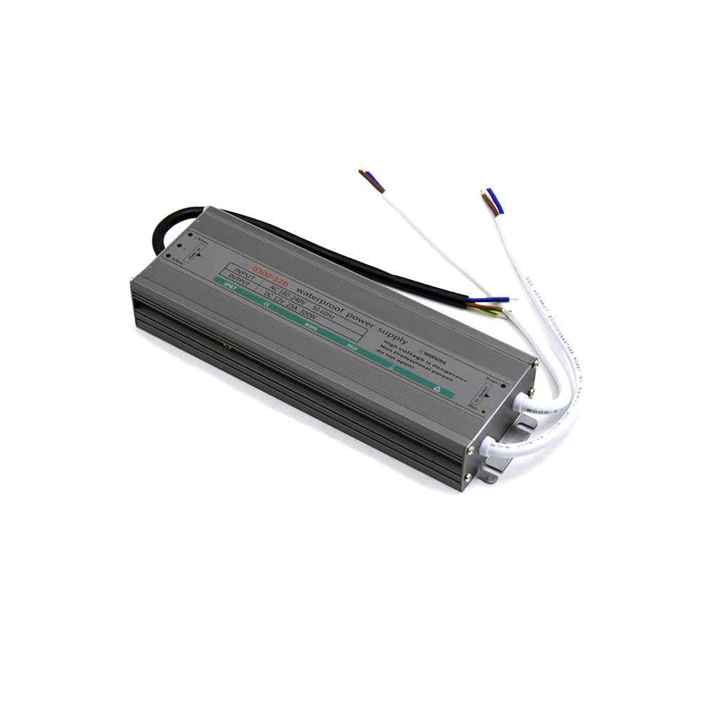 LED-Transformator, wasserdicht, AC 110 V, 220 V auf DC 12 V, 24 V, LED-Controller, 60 W, 12 V (Farbe: 200 W, Größe : 24 V)