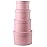 Briful Round Gift Boxes with Lids Set of 4 Pink Gift Box Assorted Sizes Nesting Gift Boxes for Presents Birthday Bridesmaid Wedding Valentines Christmas Party Favor Boxes