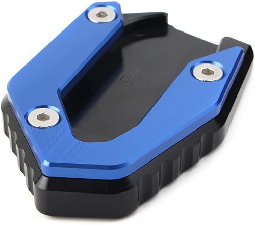 Miniatura 6 de GZYF 1 unids azul motocicleta Kickstand pie pie pie extensión Pad placa de soporte para Yamaha MT09 FZ09 FJ09 TRACER 900 15-21