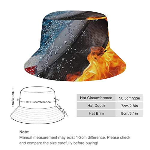 Teens Sports Theme Fisherman's Hat, Bucket Hat Unisex Casual Beach Sun Caps Travel Hat.2