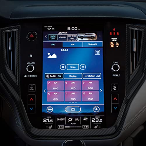 Accesorios interiores 4 piezas fibra carbono Subaru 2020-2025 miniatura 2