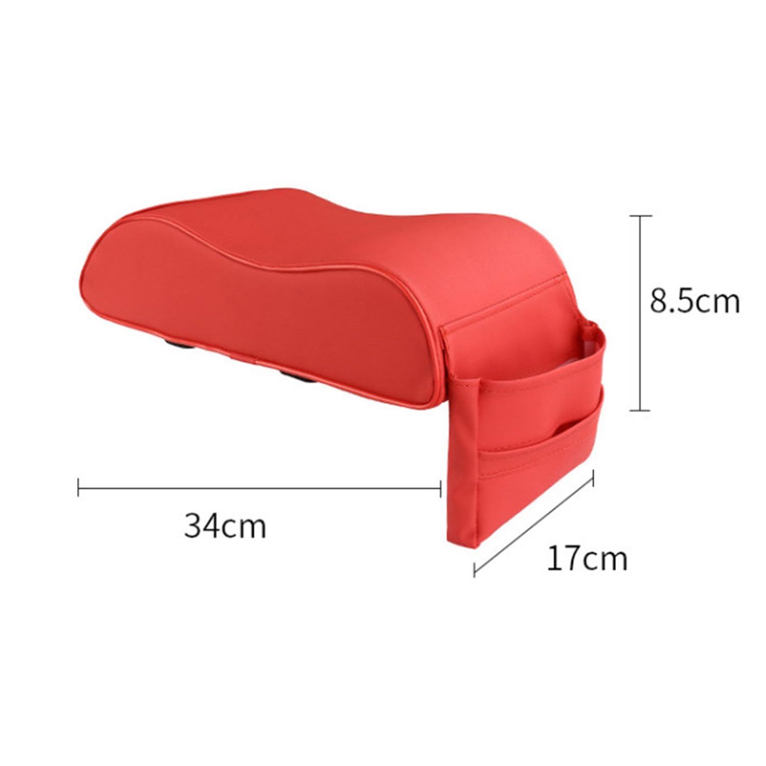 Cuscino Bracciolo Auto per Toyota Yaris Cross 2021-2026 Rialzo Consolle Centrale Memory Foam Supporto Braccio Accessorio Interni con Tasca Laterale,Black Style