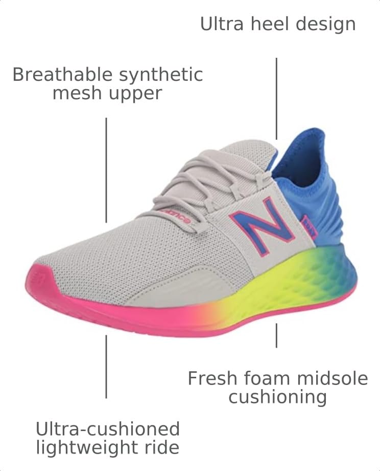 Image of New Balance Kids' Fresh Foam Roav V1 Lace-up Sneaker