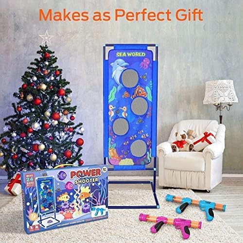 Miniatura 3 de STOTOY Juego de disparos para niños juguetes de regalo de cumpleaños de Navidad juguetes para niños de 5 6 7 8 9 y más de años 2 pistolas de juguete