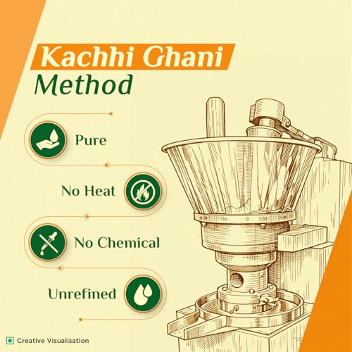 Image of Saffola Cold Pressed Mustard Oil | 100% Cold Pressed Mustard Seed Oil | Kachi ghani Mustard Oil, 0 trans fat, Unrefined, Chemical free | Helps Manage Cholesterol, Goodness of Omega 3 with Authentic Seed Flavour | 2L Pet Bottle