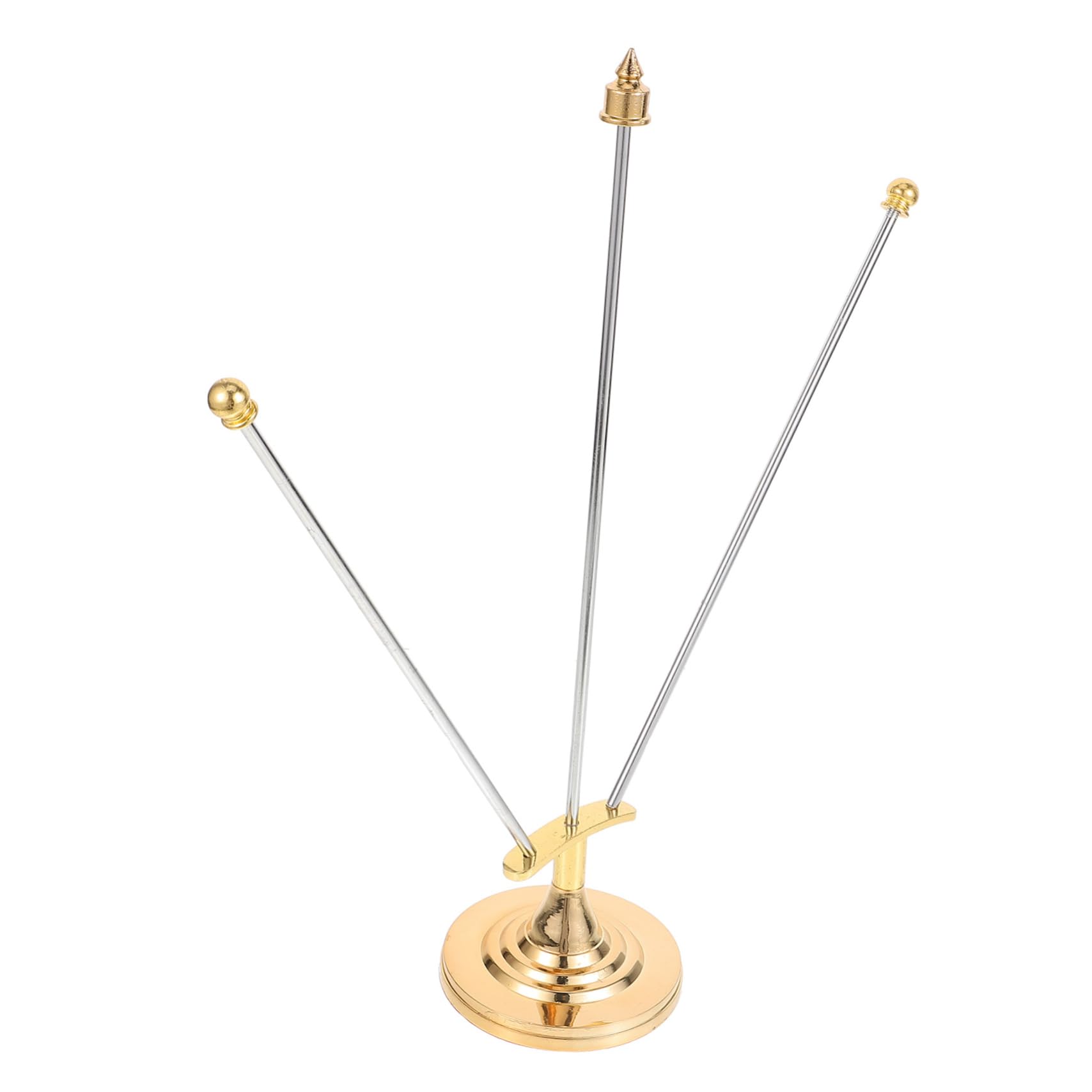 UKCOCO 4 Pezzi Bandiere da Tavolo Metallo Base Stabile e Leggera per Flagpole Multipurpose per Conferenze e Celebrazioni Facile da Installare e Trasportare